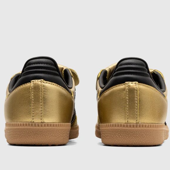 [JH5708] Womens Adidas Samba LT Long Tongue 'Gold Metallic Black Gum' SIZE 7 NEW - Picture 14 of 16